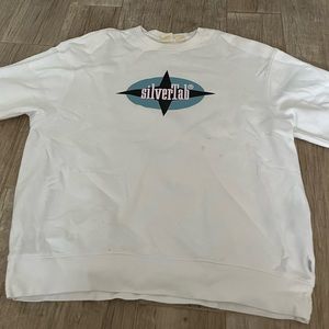 Levi’s silver tab white crew neck